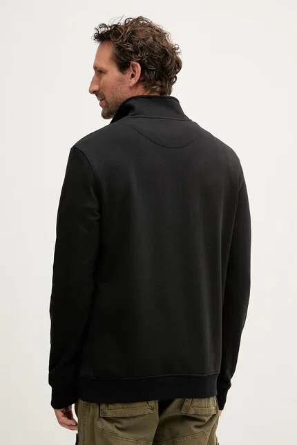 Худи мужское с молнией DHM LB 1/4 ZIP U.S. Polo Assn., черный — фото 3