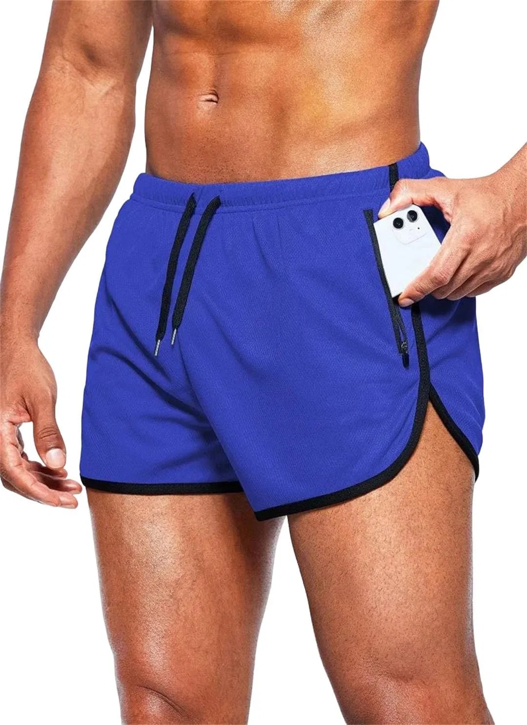 Спортивные шорты с компрессионным вкладышем, Quick Dry, B