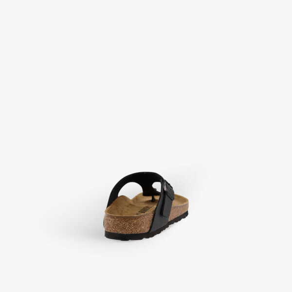Сандалии из искусственной кожи с фирменной фурнитурой Birkenstock, черный — фото 4