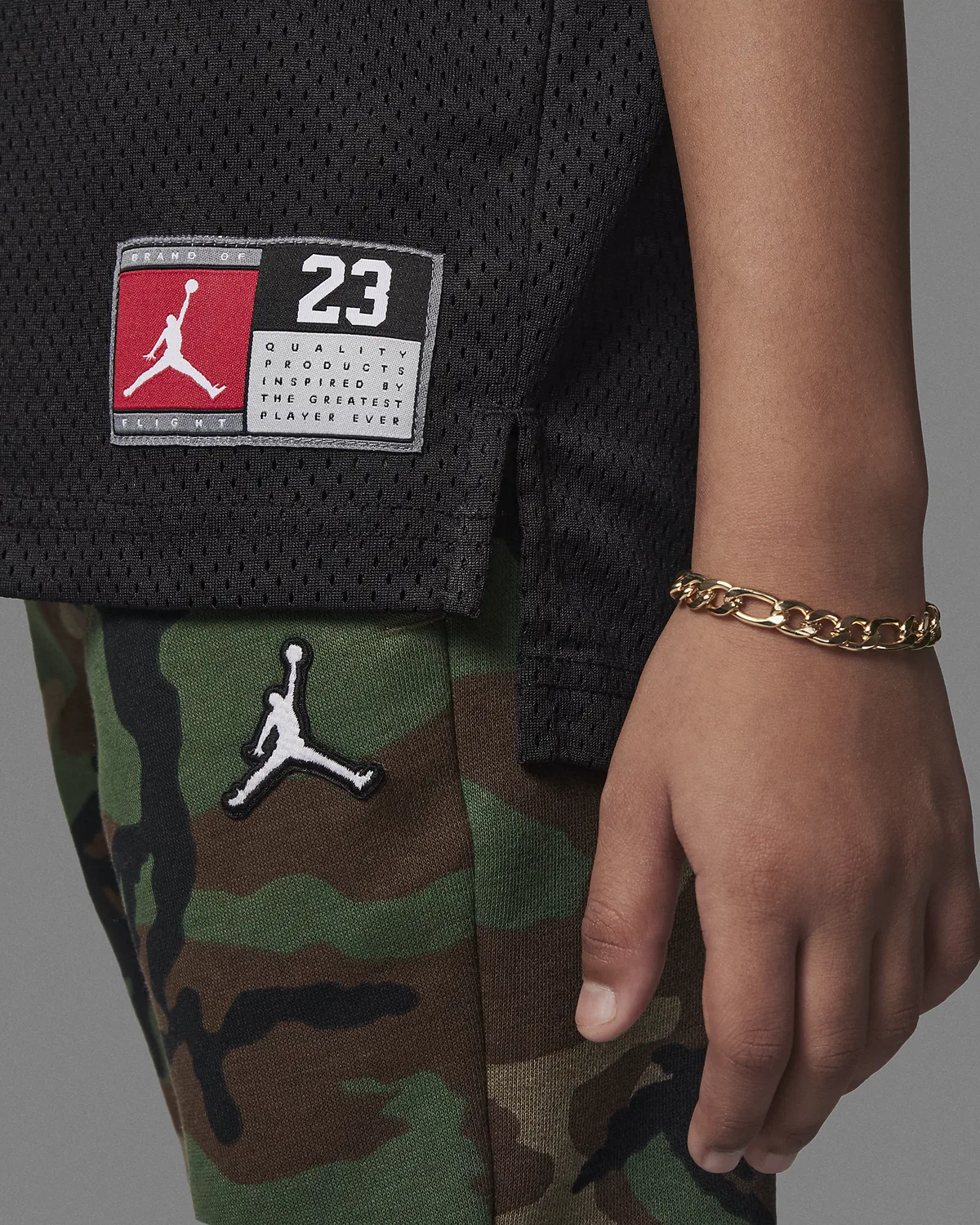 Детская джерси Jordan 23, Black — фото 4