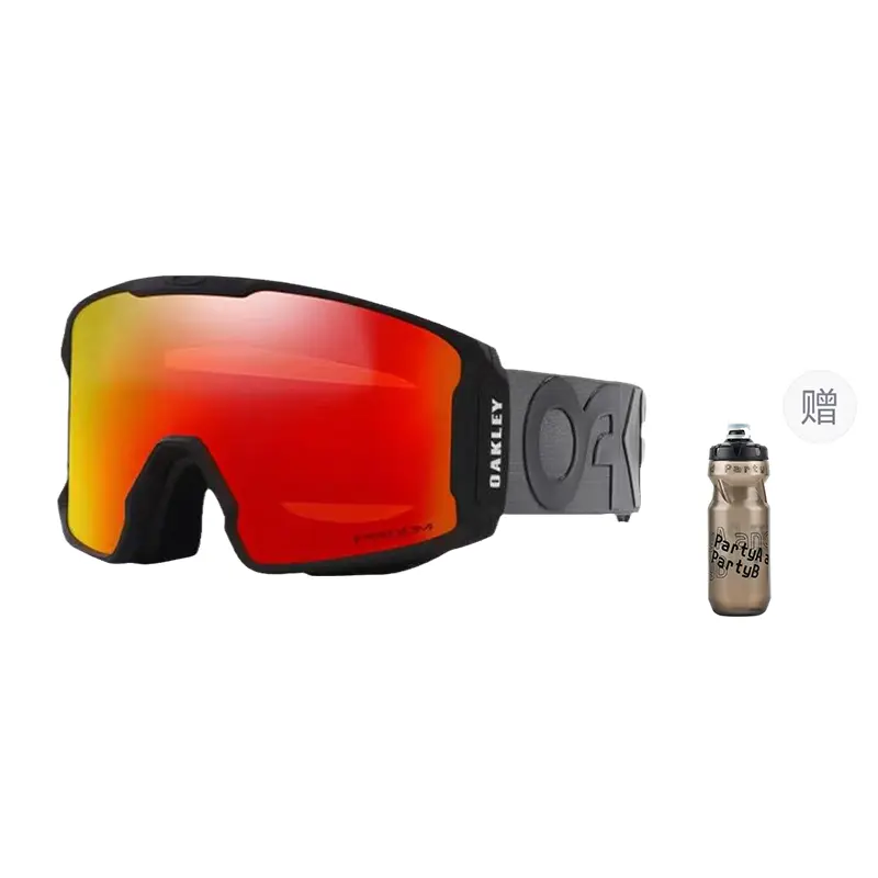 

Противотуманные лыжные очки Line Miner L Coverage с ветрозащитой и застежкой snap buckle, унисекс для активного отдыха Oakley