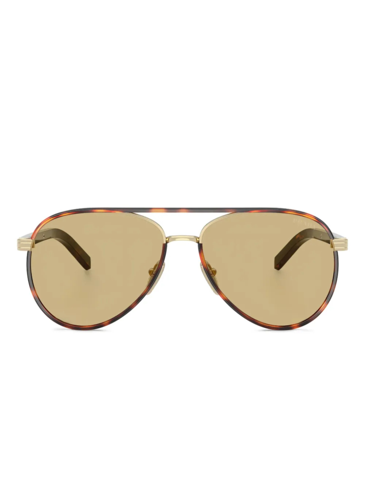 

Prada Eyewear солнцезащитные очки-пилоты, коричневый