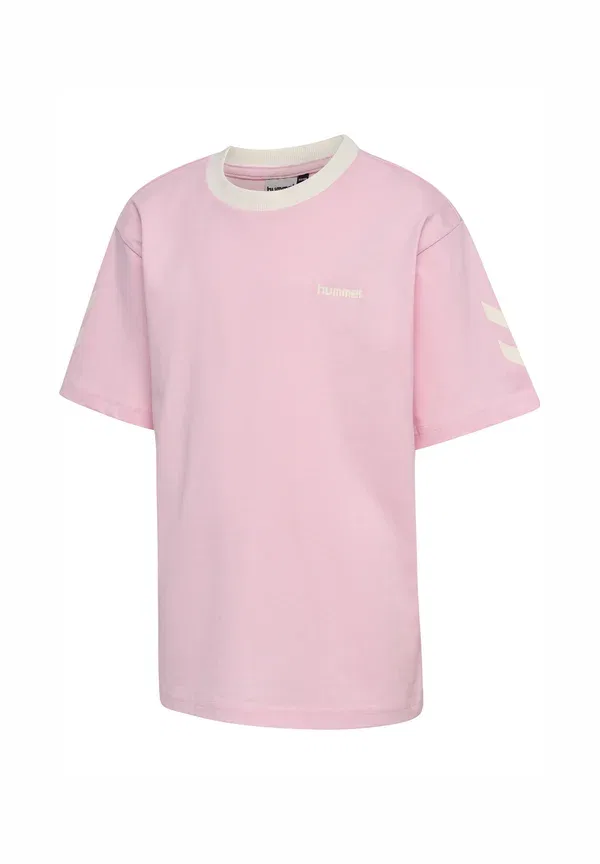 Футболка Hummel Hmljr loose chevron t-shirt ss print t-shirt, розовый — фото 4