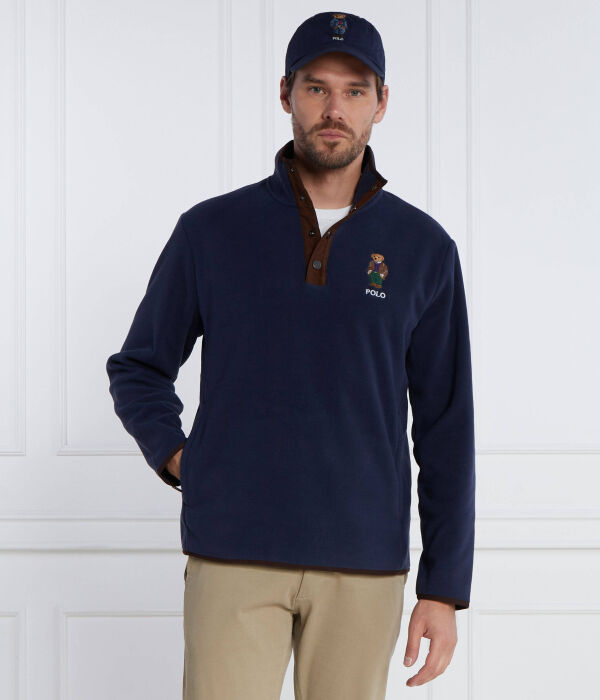 Теплый свитер Regular fit Polo Ralph Lauren, синий — фото 3