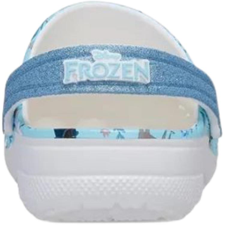 Детские сандалии Frozen Baya Clog с низким верхом, устойчивые к истиранию Crocs, синий — фото 3