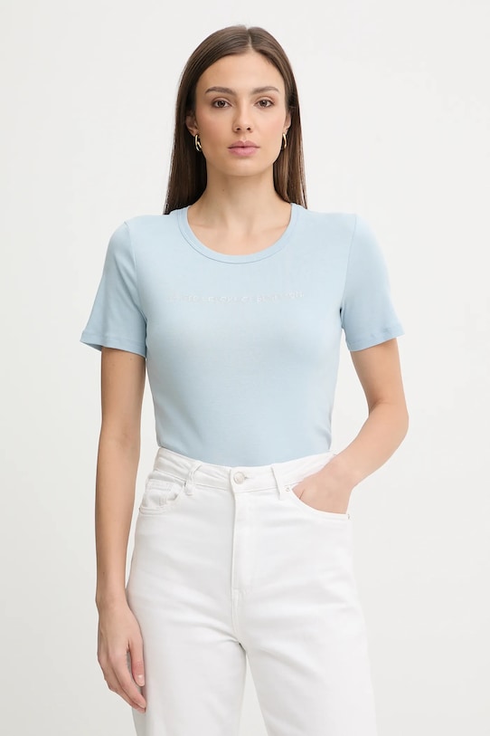 

Хлопковая футболка United Colors of Benetton, синий