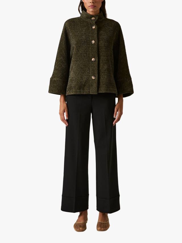 

Текстурированная куртка-батвинг James Lakeland, Dark Green