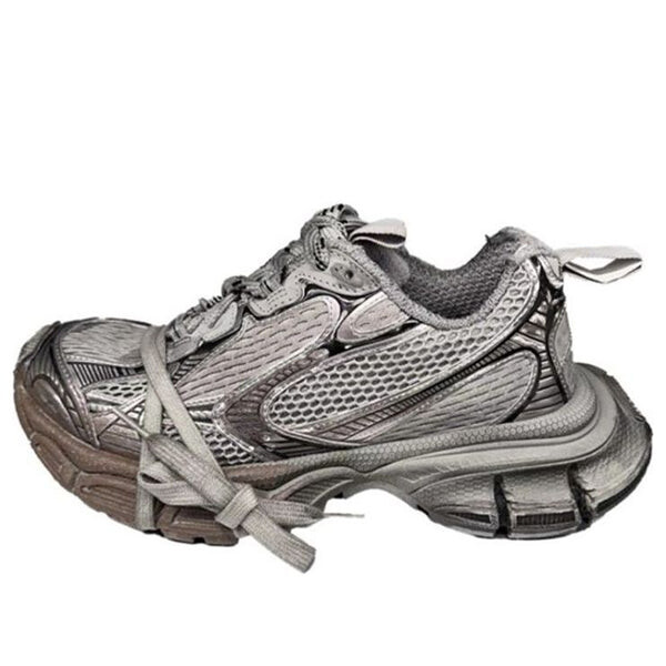 

Кроссовки 3xl sneakers 'silver grey' Balenciaga, бежевый