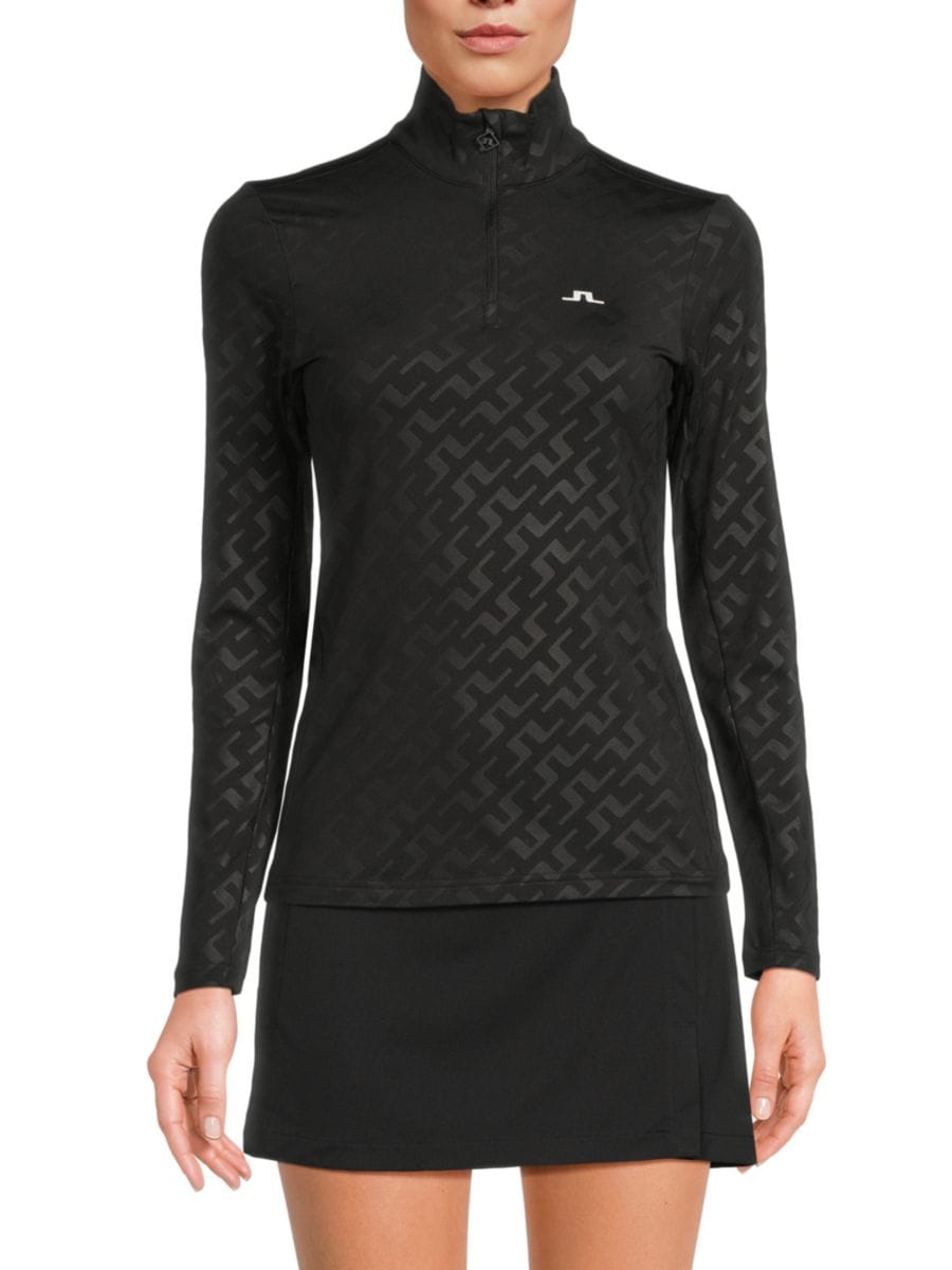 

Пуловер с тисненым логотипом Lauryn J.Lindeberg, черный