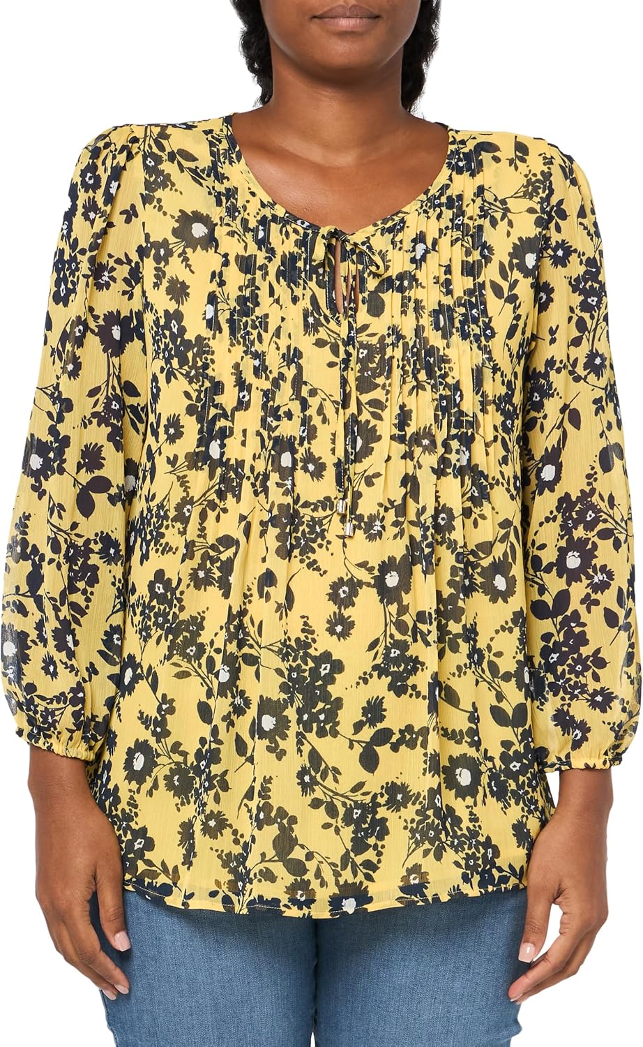 

Женская блузка в крестьянском стиле с цветочным принтом от Tommy Hilfiger, Mango