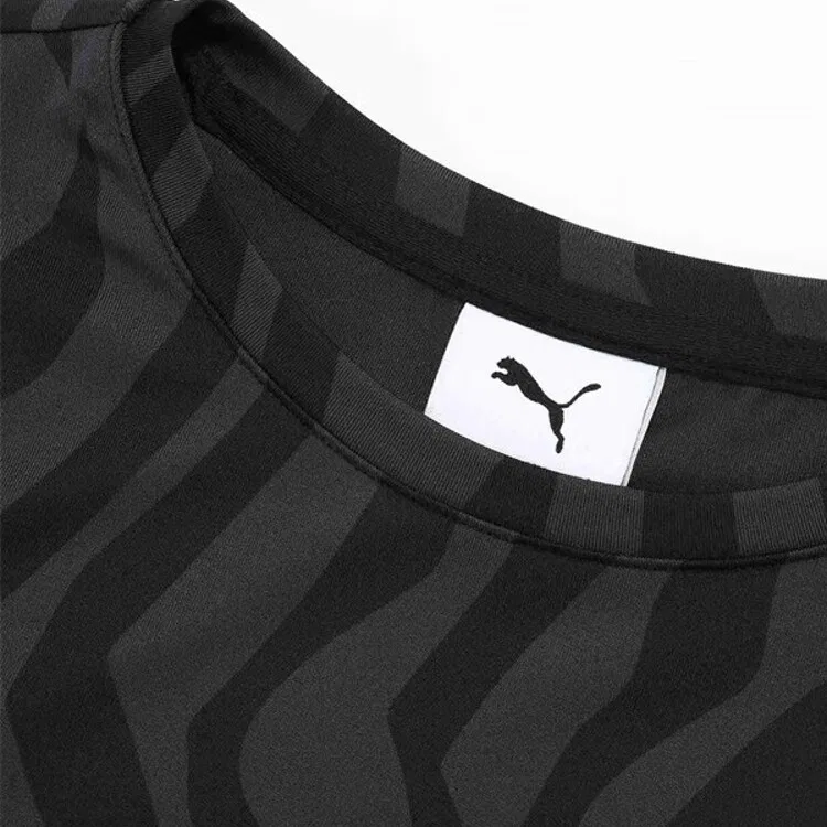 Футболка Train FavoriteAOP T Shirt LENGTH TEE G Black 01 Teenagers PUMA, Black-01 — фото 3