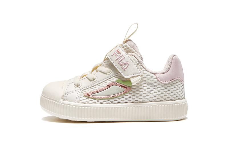FILA KIDS Амортизирующие износостойкие низкие детские туфли White Pink Infant And Toddler