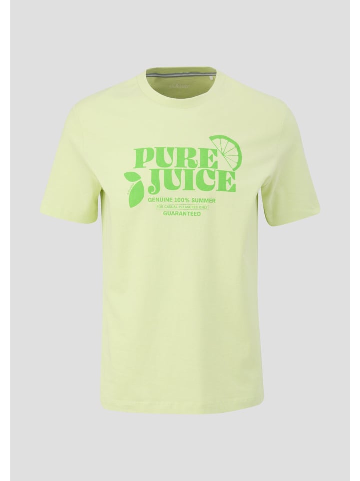 

s.Oliver Футболка цвета 70D1_лаймово-зеленый