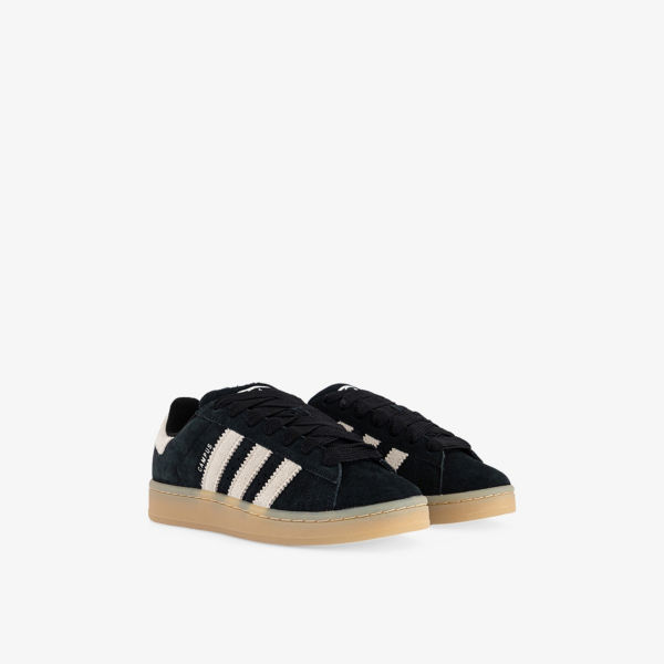 Кроссовки замшевые Adidas Campus 00s, черный / кремовый — фото 3
