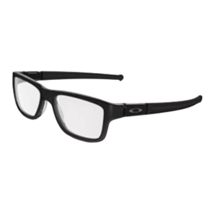 

Oakley Оправа для очков неправильной формы из высокотехнологичного материала с эффектом памяти, унисекс, черная/дымчато-серая