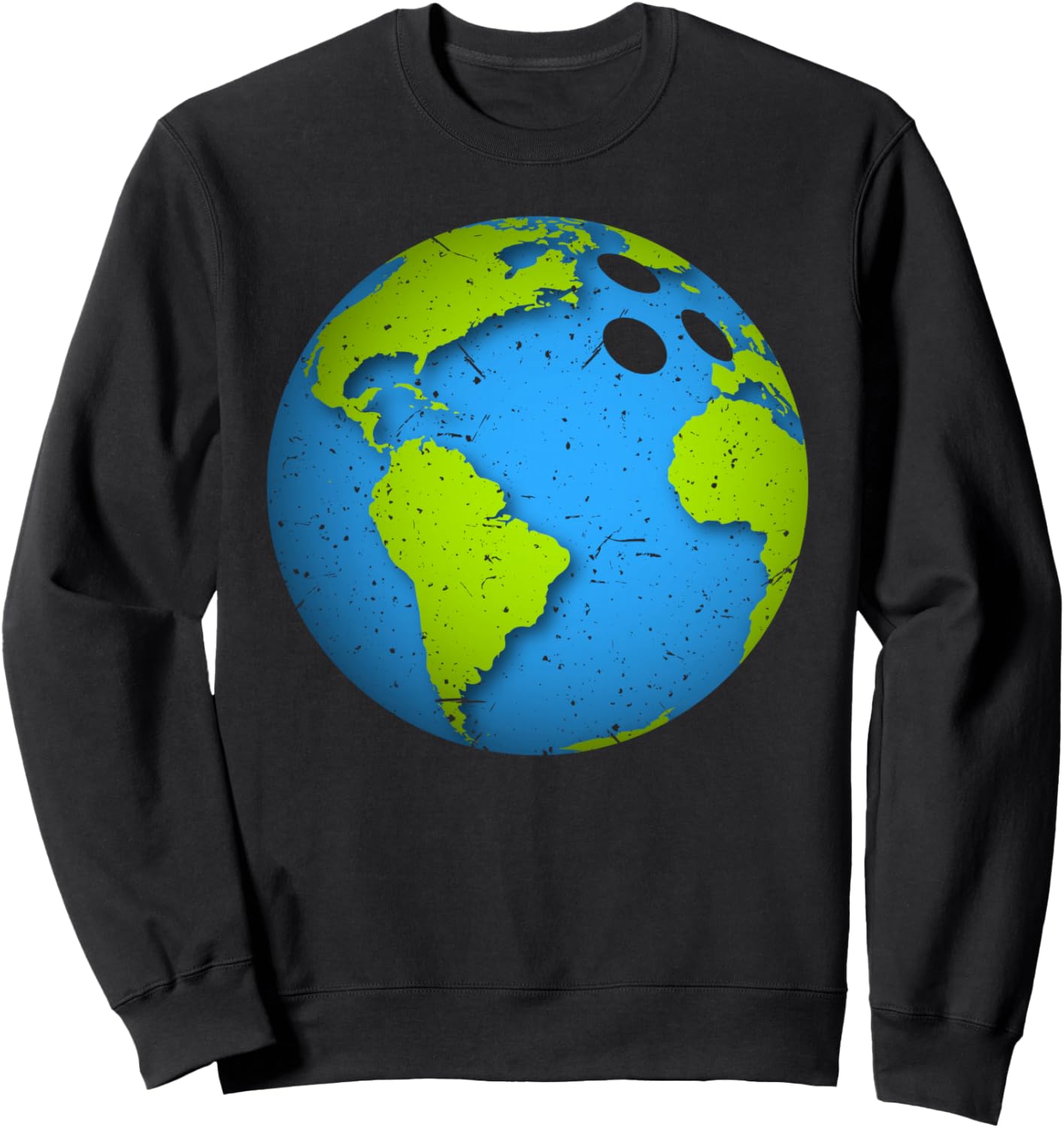 

Шар для боулинга «Земля». Сувениры ко Дню Земли. Забавная толстовка ко Дню Земли Earth Day Party Favors. Earth Bowling Player., черный