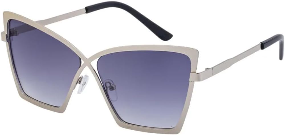 

Роскошные женские солнцезащитные очки в металлической оправе, модные панк-очки, мужские солнцезащитные очки для активного отдыха, вождения, путешествий, защиты от УФ-излучения UV400 UUPTTPL, C7 Silver Gray