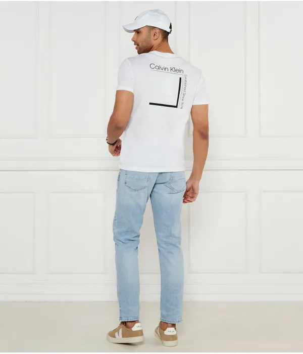 Футболка cp-linear Regular fit Calvin Klein, белый — фото 2
