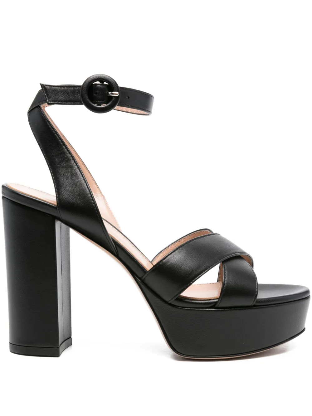 Босоножки Sabrina 105 на платформе Gianvito Rossi, черный