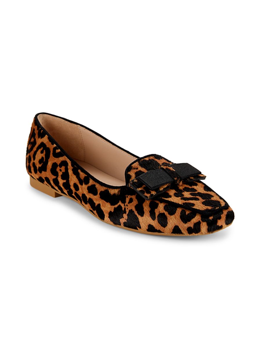 Лоферы Bowlinda с леопардовым принтом из телячьей шерсти Stuart Weitzman, цвет Classic — фото 2