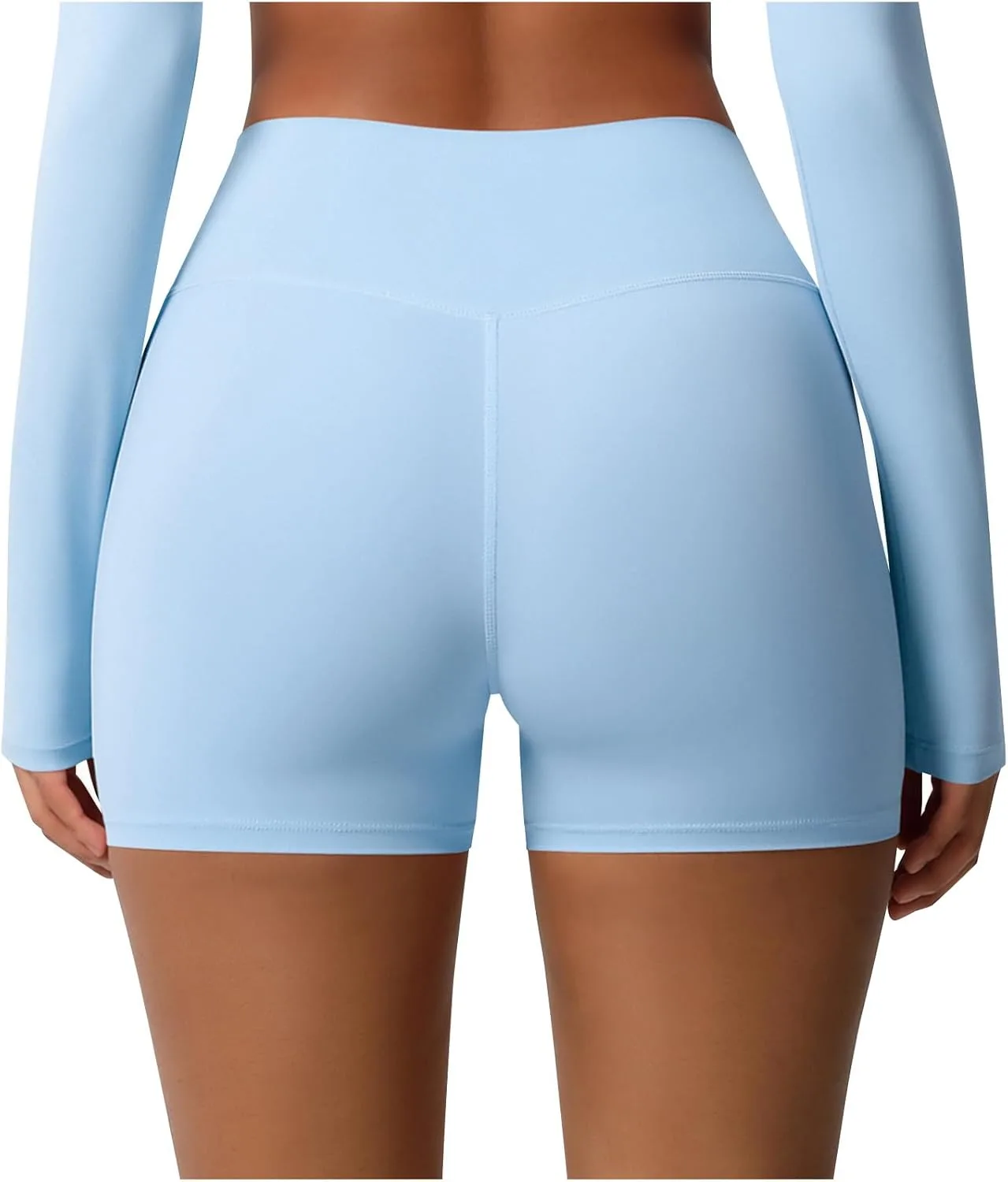 

Женские шорты-велосипедки High Waist без переднего шва с эффектом подтяжки