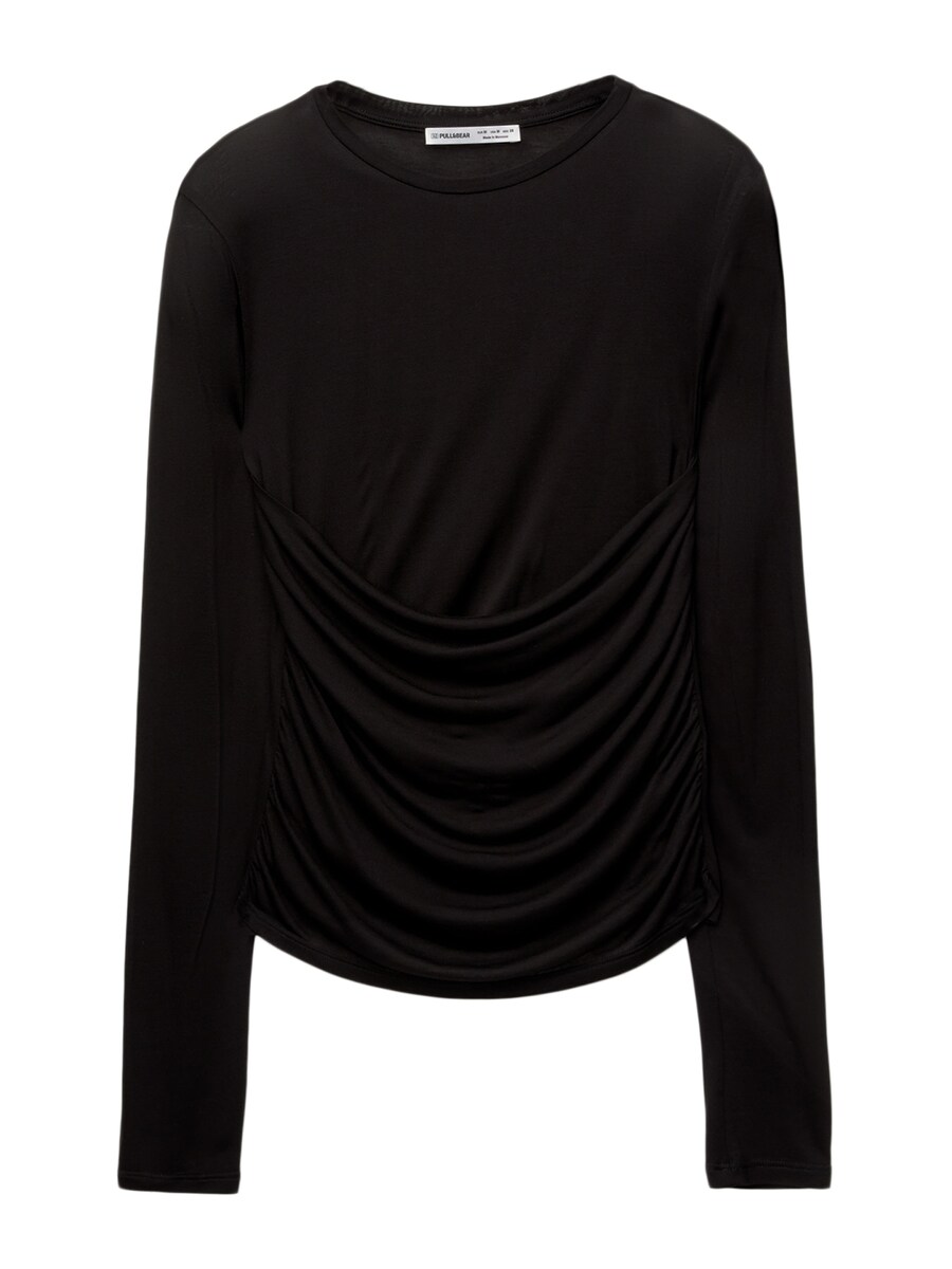 

Лонгслив Pull&Bear Pull&Bear , Black