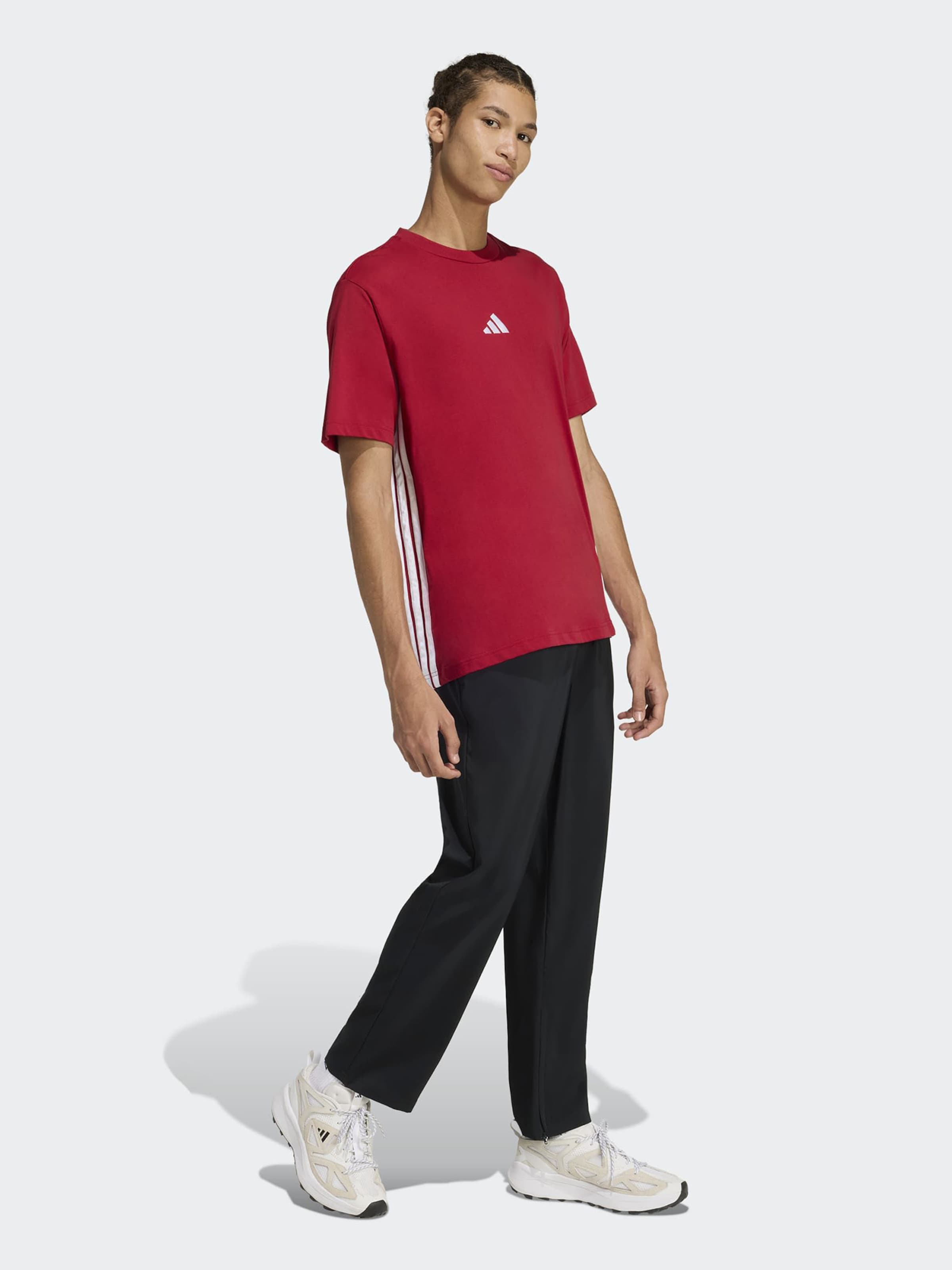 Adidas Sportswear Футболка Performance в цвете Blood Red — фото 2