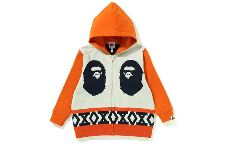 

Детская толстовка A Bathing Ape, оранжевый