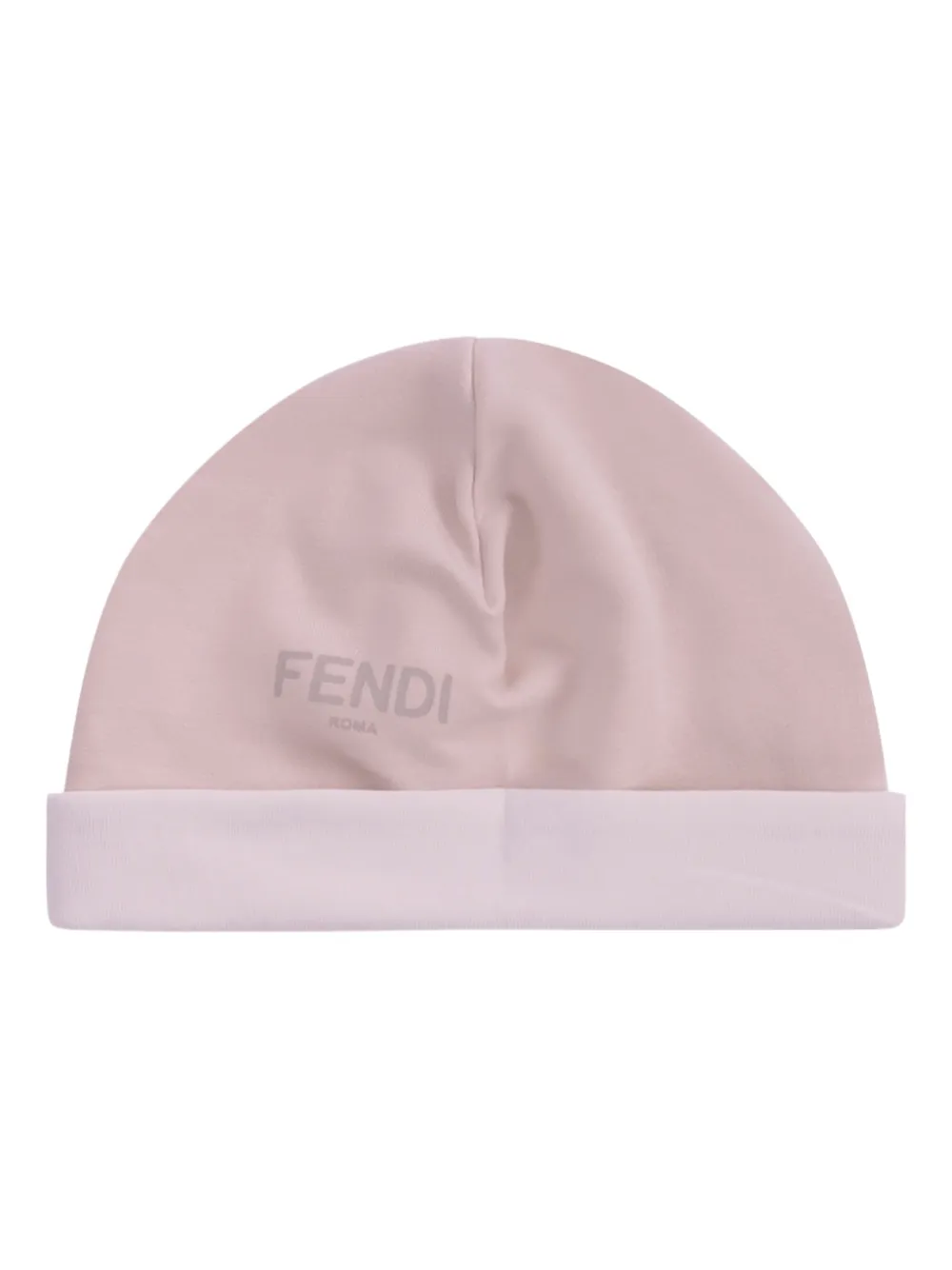 Комплект боди с логотипом Fendi Kids, розовый — фото 4