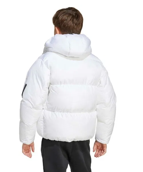 Пуховик Adidas Z.N.E. Puffer Jacket для детей, чёрный — фото 4