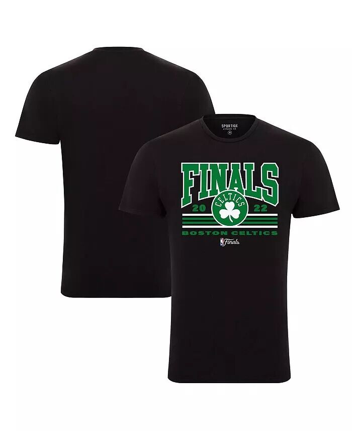 

Мужская черная футболка Boston Celtics 2022 NBA Finals Bingham Sportiqe