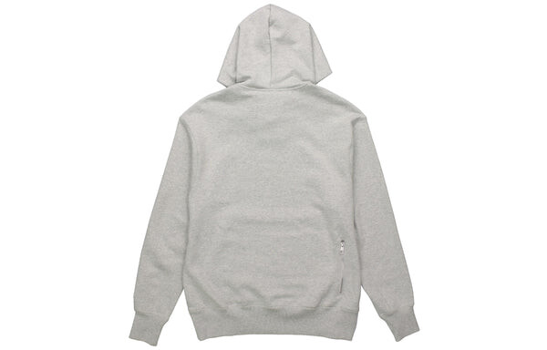 Толстовка Nike Sportswear Airmoji logo Printed Casual Men Grey Gray, серый — фото 2