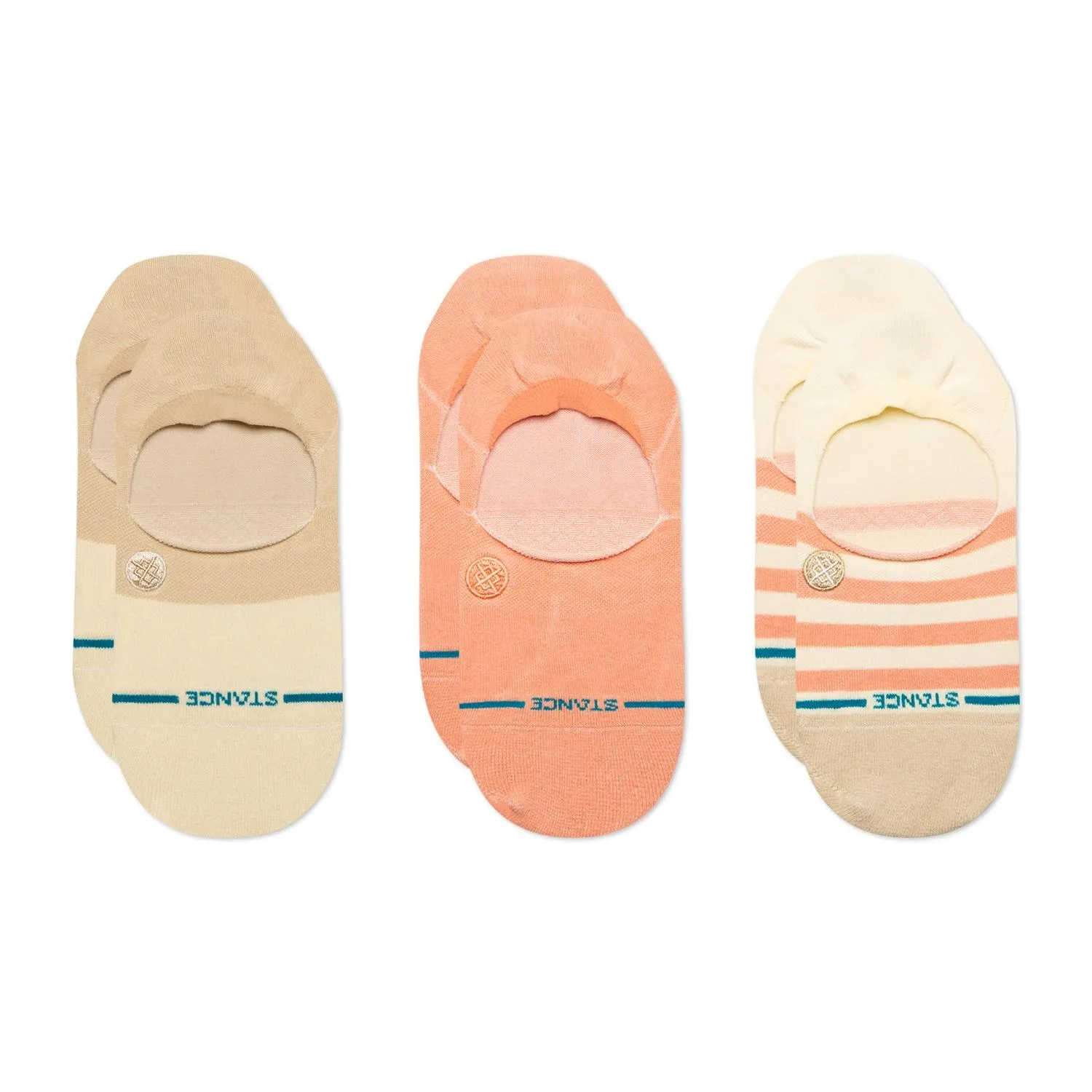 

Абсолютно незаметные носки женские 3 пары Stance, Rose/Smoke