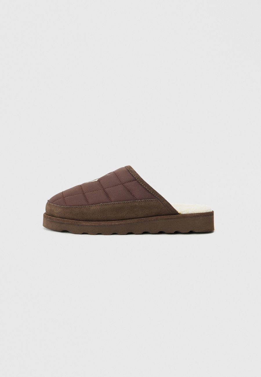 

Тапочки Polo Ralph Lauren READE SCUFF II, Brown/Cream/Brown