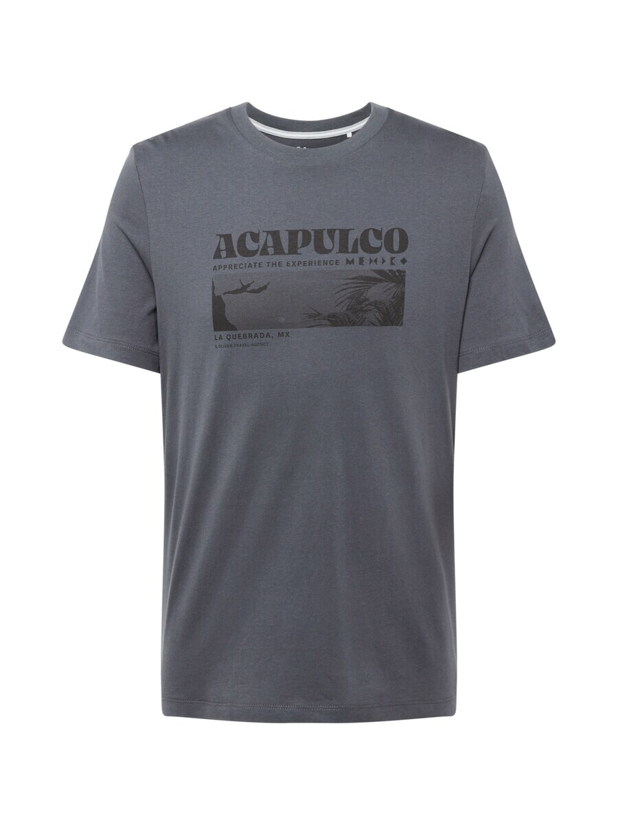 

Классическая футболка s.Oliver Shirt, серый