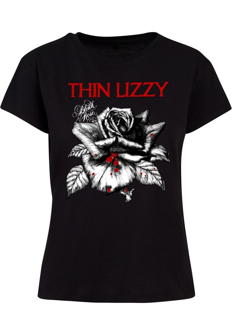 

Футболка Merchcode Shirt Thin Lizzy - Rose, черный