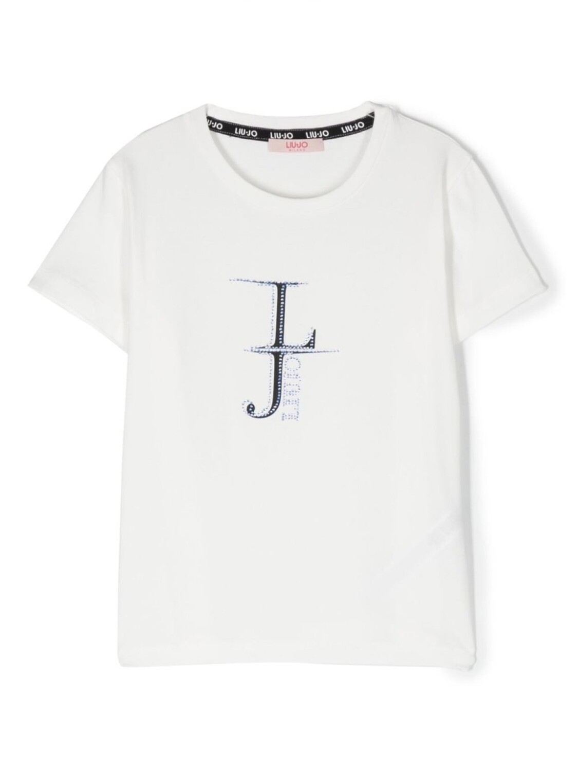Liu Jo Kids футболка с логотипом, белый