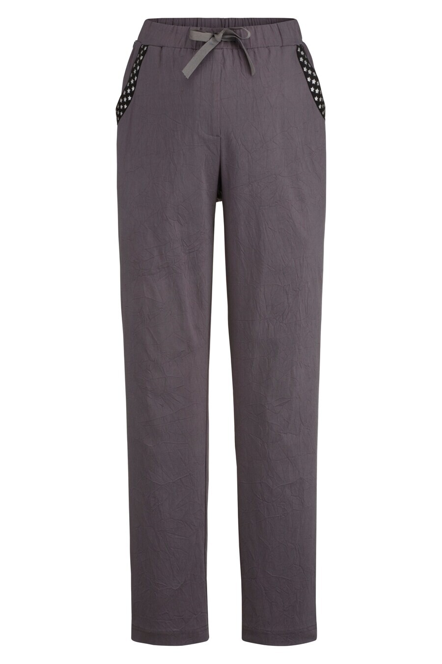 

Тканевые брюки MIAMODA Tapered Pants, серый