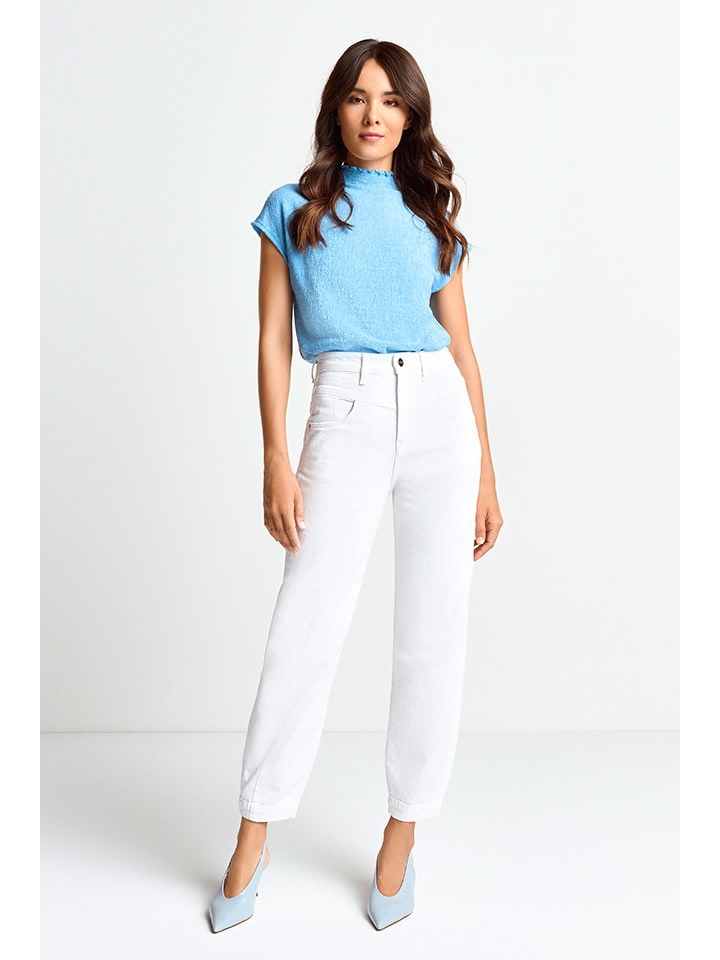 

Джинсы зауженного кроя белого цвета Rich&Royal