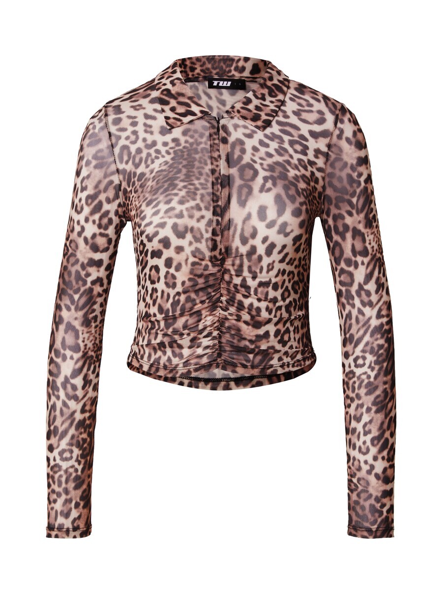 

Рубашка поло Tally Weijl Shirt, цвет brown/dark brown