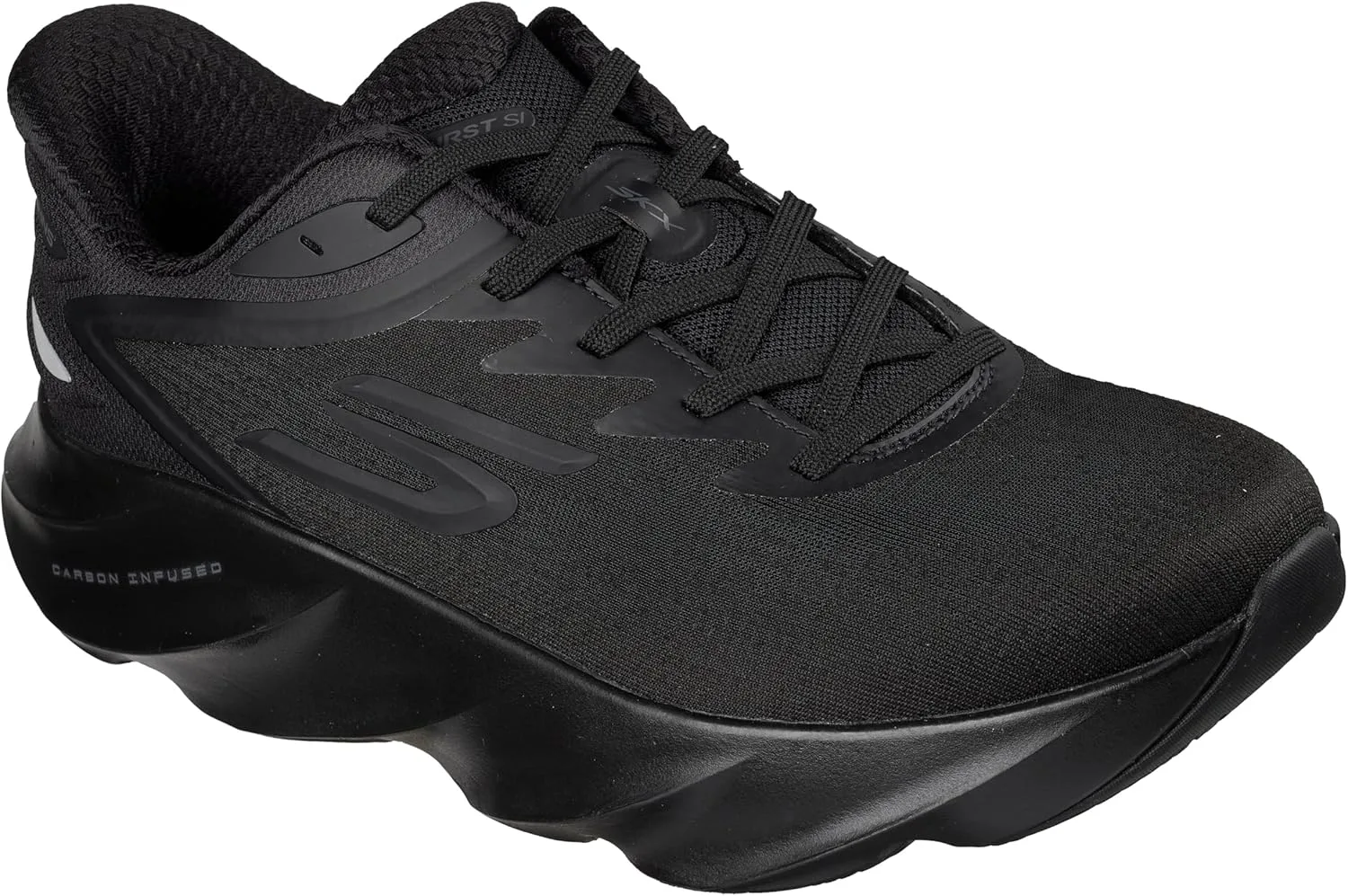 Мужские кроссовки Skechers Aero Burst Hands Free без шнурков, черный — фото 3