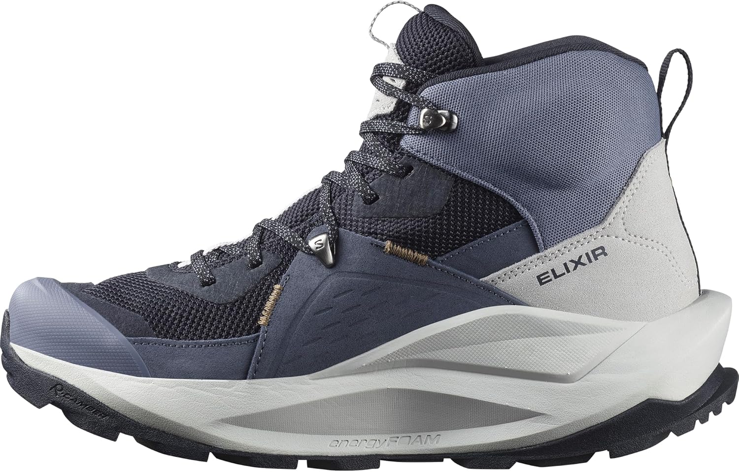 Мужские кроссовки Salomon Elixir, Dark Navy/Grisaille/Gray Violet — фото 2