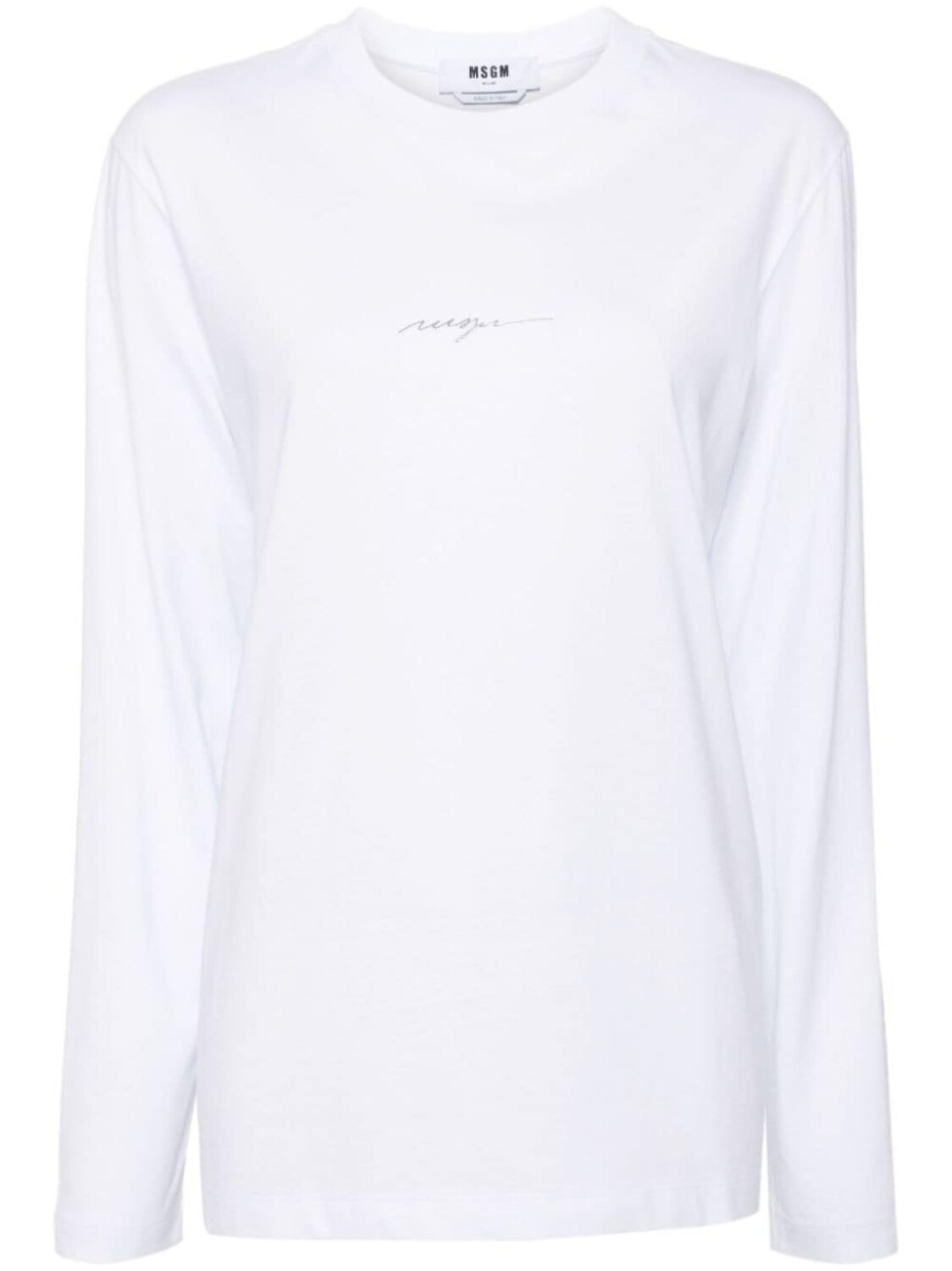 

MSGM футболка с логотипом, белый