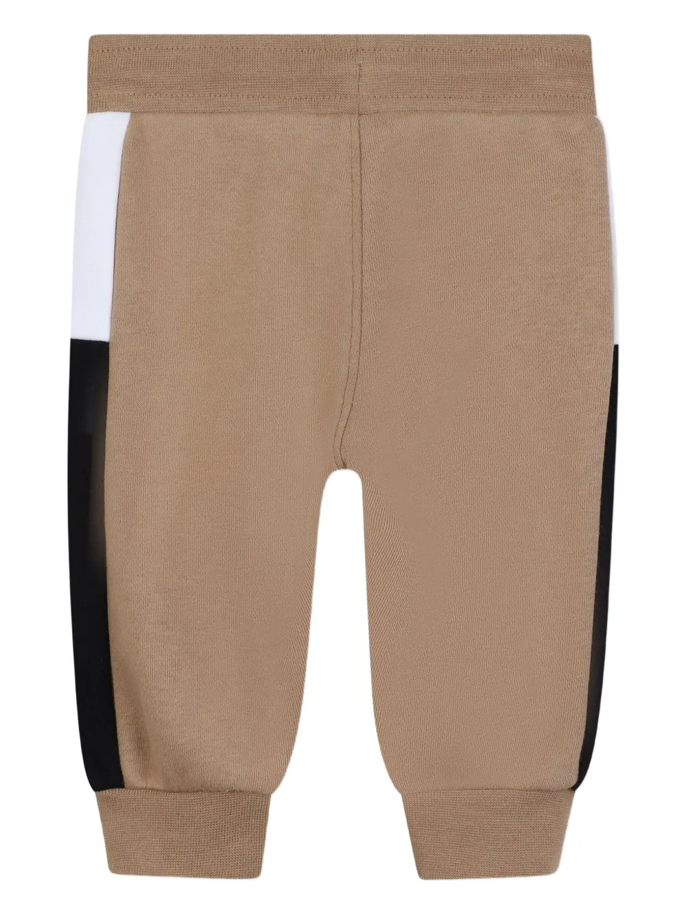 Спортивные брюки со вставками BOSS Kidswear, коричневый — фото 2