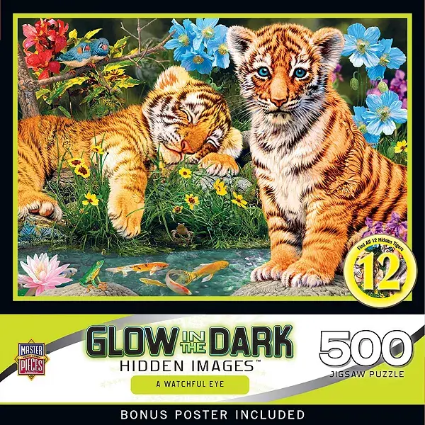 

Шедевры скрытых изображений - зоркий глаз. Пазл из 500 деталей. Masterpieces Puzzles, multicolor