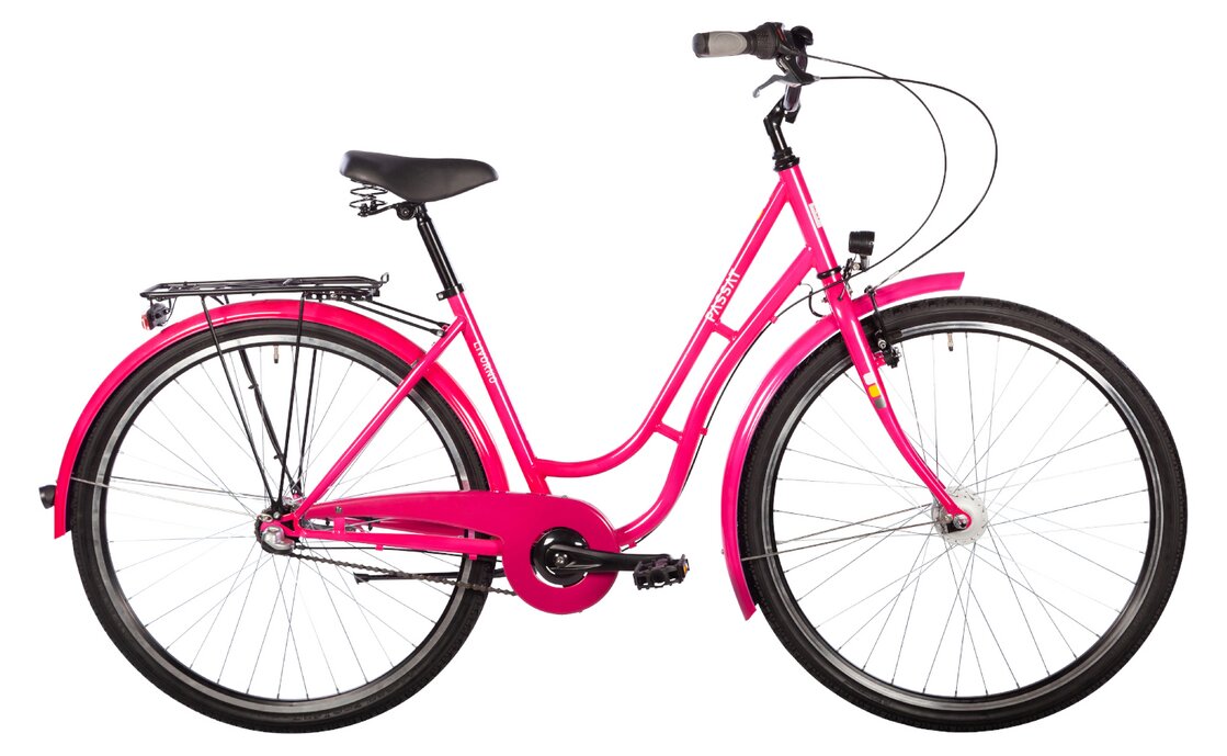 

Городской велосипед Passat Livorno - 28 дюймов - Doppelrohr - Aktion, цвет Pink|pink white darkanthracite