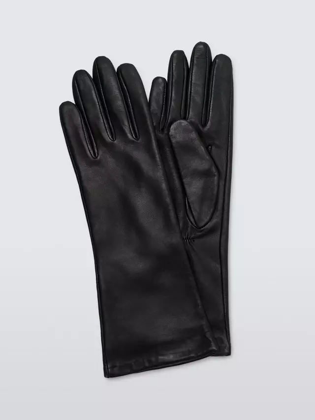 

Перчатки John Lewis Mid Length Leather, черный