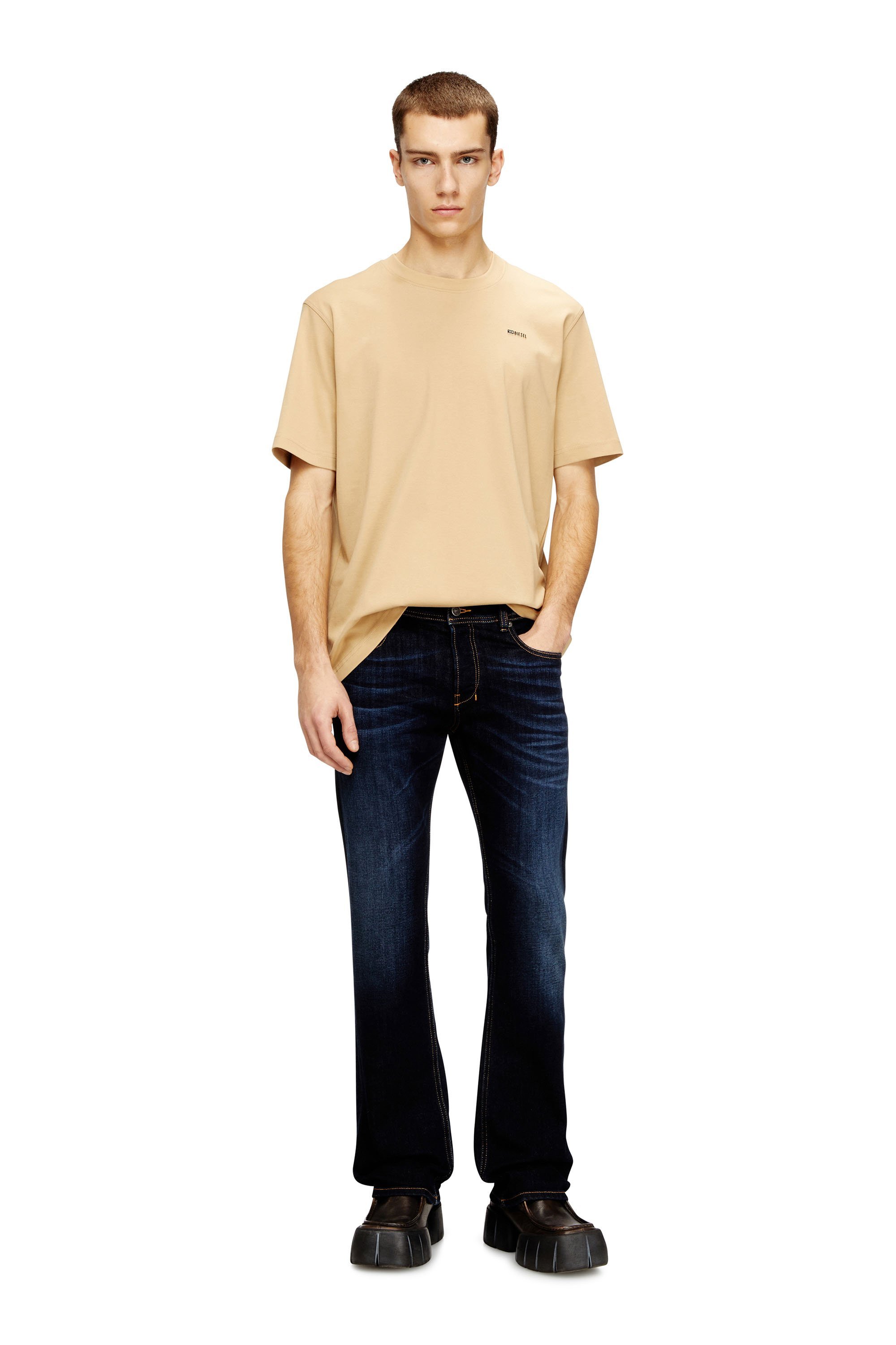 Мужская футболка T-ADJUST-MET Diesel, Beige and other shades — фото 2