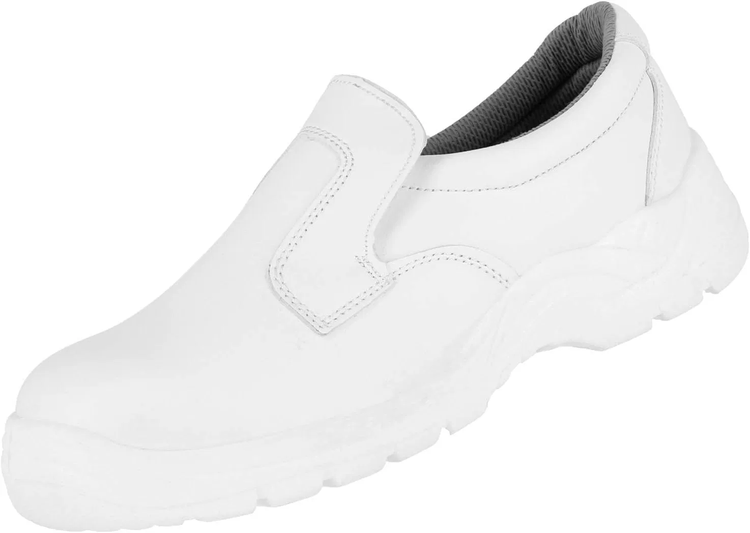 Рабочие защитные ботинки Nitras Slipper 7250 Clean Step S2 для мужчин и женщин - со стальным защитным носком, White