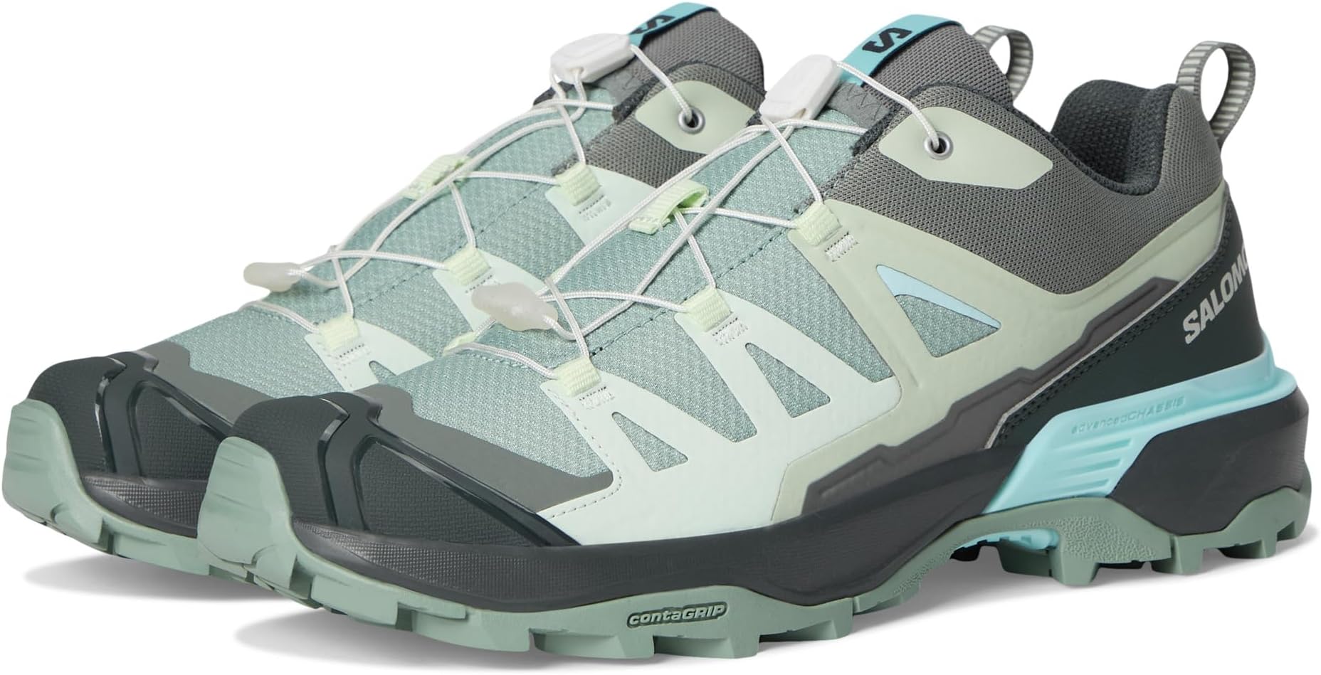 

Походные ботинки Salomon X Ultra 360, цвет Green Milieu/Urban Chic/Clearly Aqua